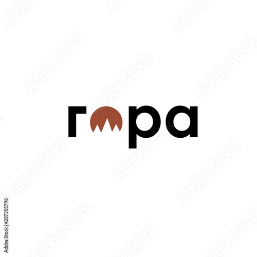Ropa logo simple and minimal