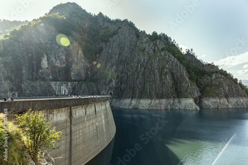 Vidraru Dam, Romania, August 9, 2019 photo