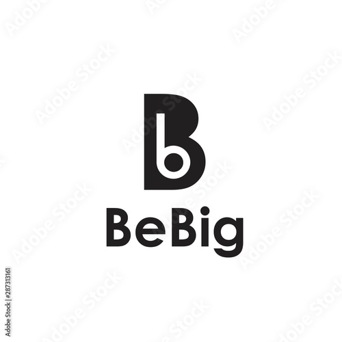 Bb logo simple and minimalsi