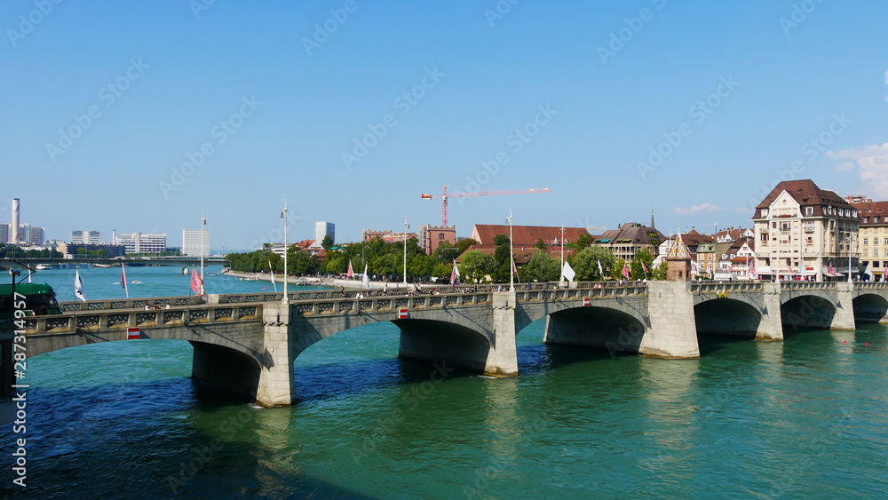 middle bridge in Basel