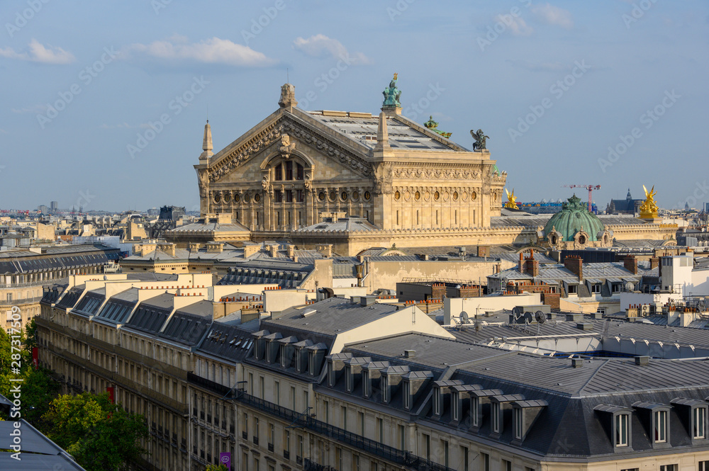 Fototapeta premium Façade nord de l'Opéra de Paris