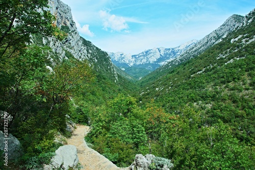 Croatia-view of a mountains in the Paklenica National Park photo