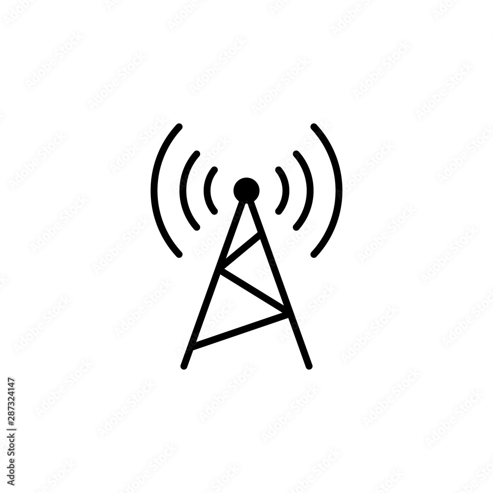 Radio station icon symbol simple design Radio station icon symbol simple design