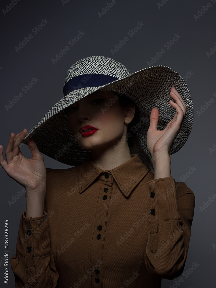 Hat covering cheap face
