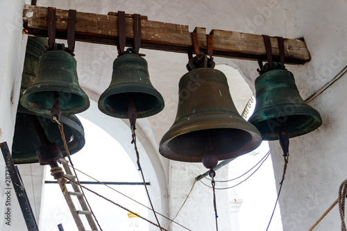 Close-up of orthodox church bells