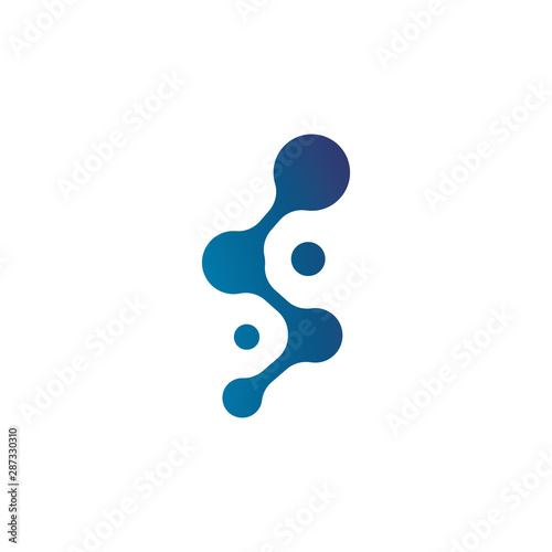 Metaball template logo design vector icon 