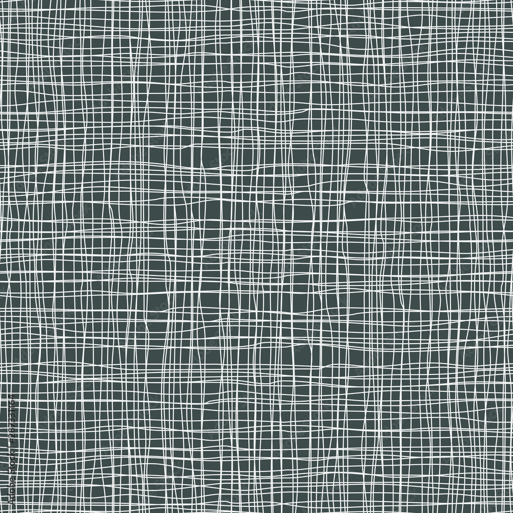 Abstract pattern with lines similar to gauze. Background with curved lines. Ornament in white and gray colors.