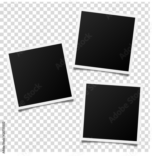 Vector Photo frame mockup design