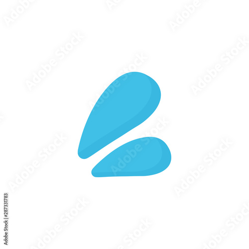 Sweat droplets emoji simple icon