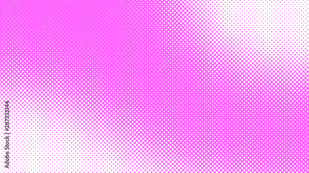 Light magenta retro comic pop art background with halftone dots design, vector illustration template Light magenta retro comic pop art background with halftone dots design, vector illustration template