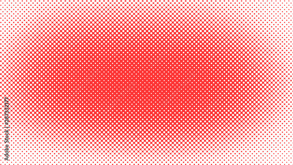 Red and white dotted background in pop art retro style, vector illustration Red and white dotted background in pop art retro style, vector illustration