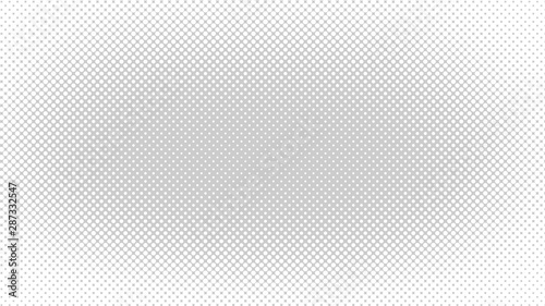 Light grey dotted background in retro pop art comic style, vector illustration