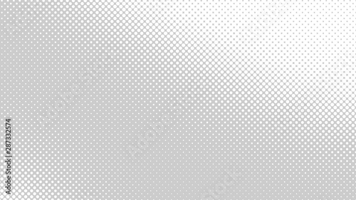 Light grey dotted background in pop art retro style, vector illustration
