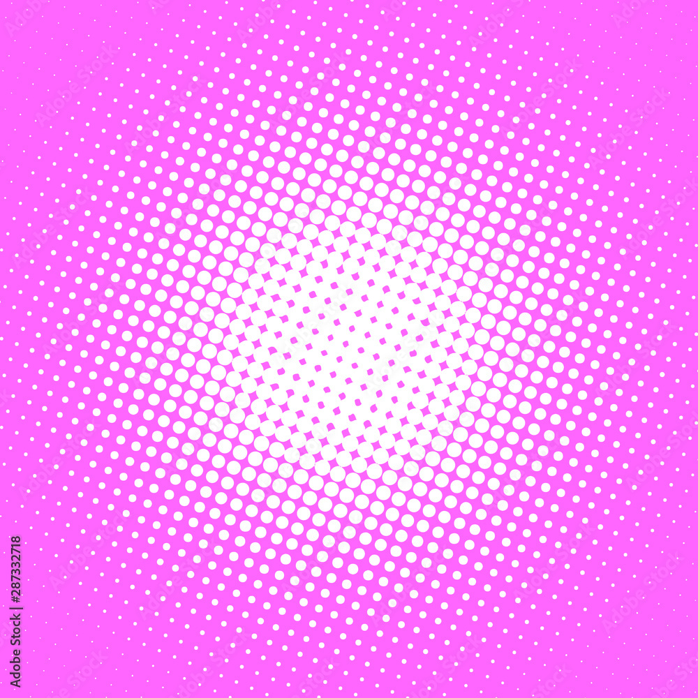 Magenta and white dotted background in retro pop art comic style, vector illustration Magenta and white dotted background in retro pop art comic style, vector illustration