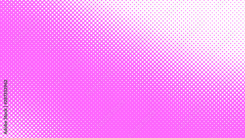 Light magenta modern pop art background with halftone dots design, vector illustration Light magenta modern pop art background with halftone dots design, vector illustration