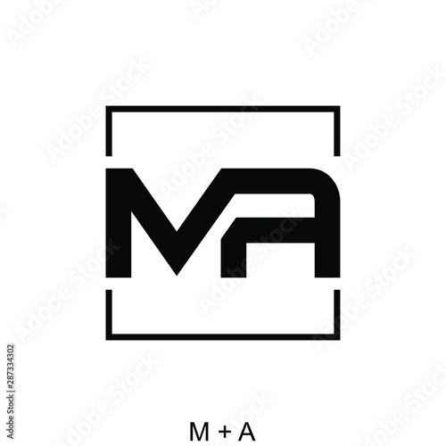 letter M and A concepts ready to use