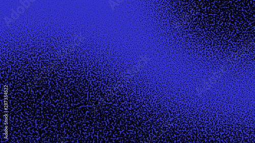 Dark blue pop art background with dots design, abstract vector illustration in retro comics style