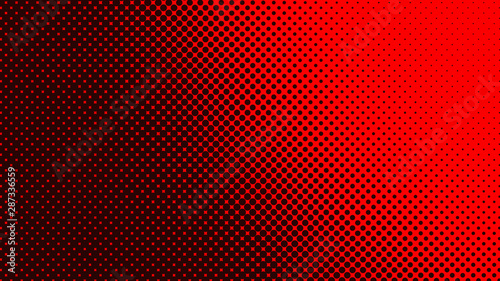 Dark red retro comic pop art background with dots, cartoon halftone background vector illustration eps10