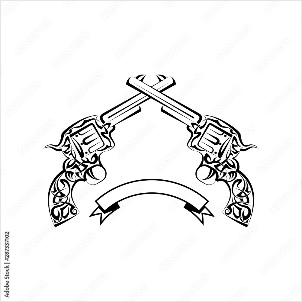 Fototapeta premium Tattoo Gun, Pistol