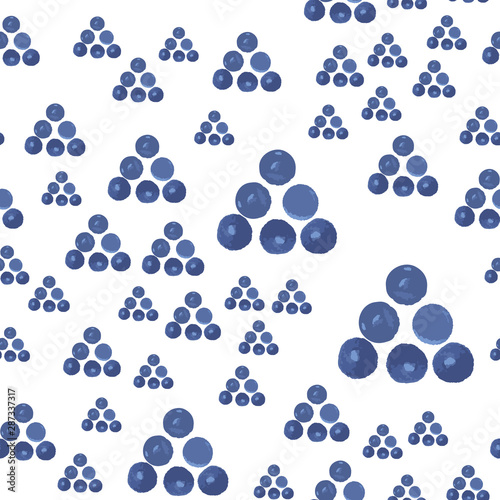Vector pattern seamless made of triangle is blue