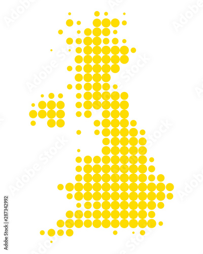 Karte von Großbritannien