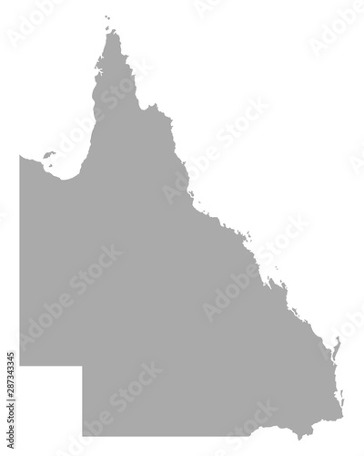 Karte von Queensland photo