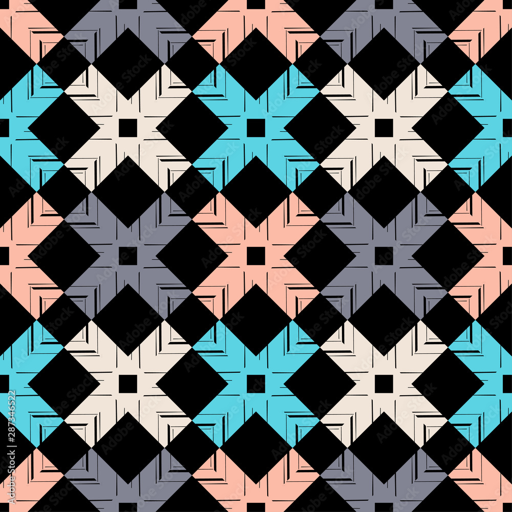 Ethnic boho seamless pattern. Lace. Embroidery on fabric. Patchwork texture. Weaving. Traditional ornament. Tribal pattern. Folk motif. Can be used for wallpaper, textile, wrapping, web. Ethnic boho seamless pattern. Lace. Embroidery on fabric. Patchwork texture. Weaving. Traditional ornament. Tribal pattern. Folk motif. Can be used for wallpaper, textile, wrapping, web.