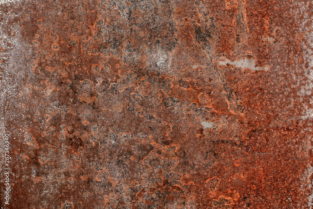 Old metal rusted wall. Grunge background and texture. Close-up Old metal rusted wall. Grunge background and texture. Close-up