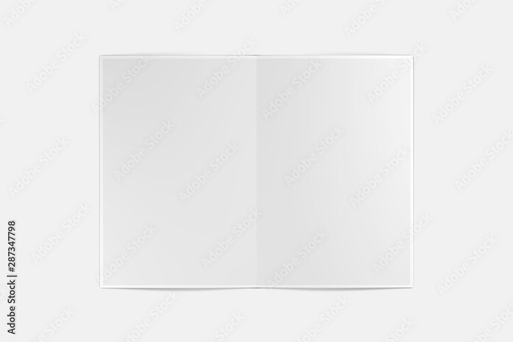 Mock up of a Brochure on a white background - 3d rendering Mock up of a Brochure on a white background - 3d rendering