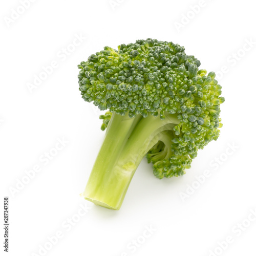 Broccoli isolated on a white background.