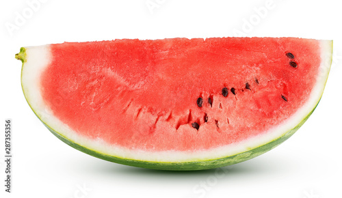 ripe watermelon isolated on a white background