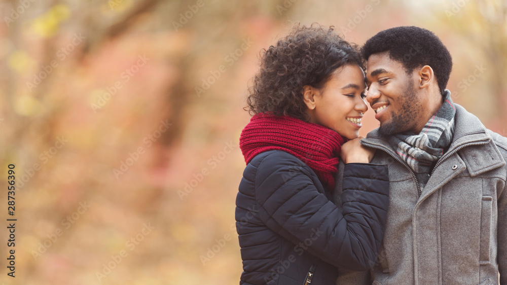 Happy couple enjoying silence and their love Happy couple enjoying silence and their love