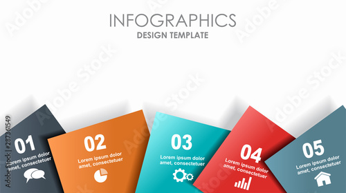 Infographic design template with place for your data. Vector illustration.