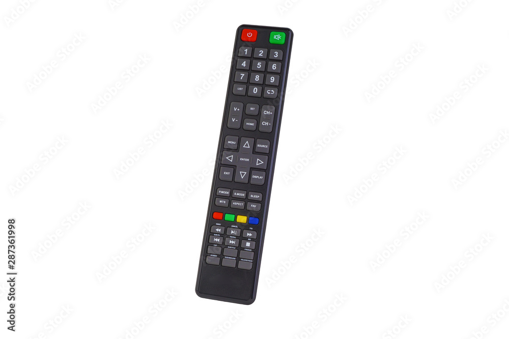Remote control isolate on white background Remote control isolate on white background