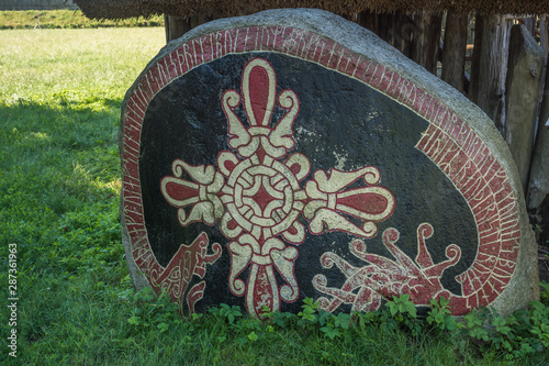 Village of Slavs and Vikings in Wolin, Poland photo