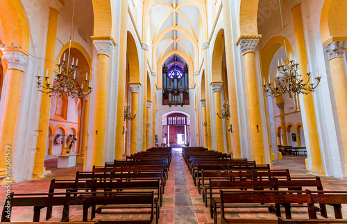 Church of Souvigny, allier, France photo