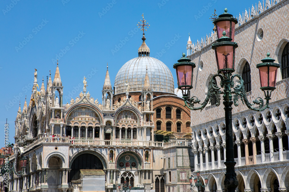 St. Marks Basilica and the Doges Palace in Venice
