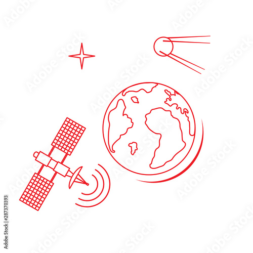 Earth Day Planet Earth, satellite, orbital station
