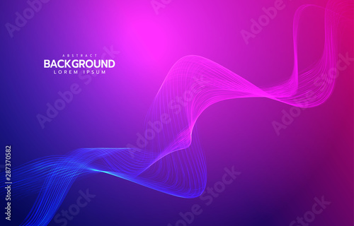 abstract background bright curve lines