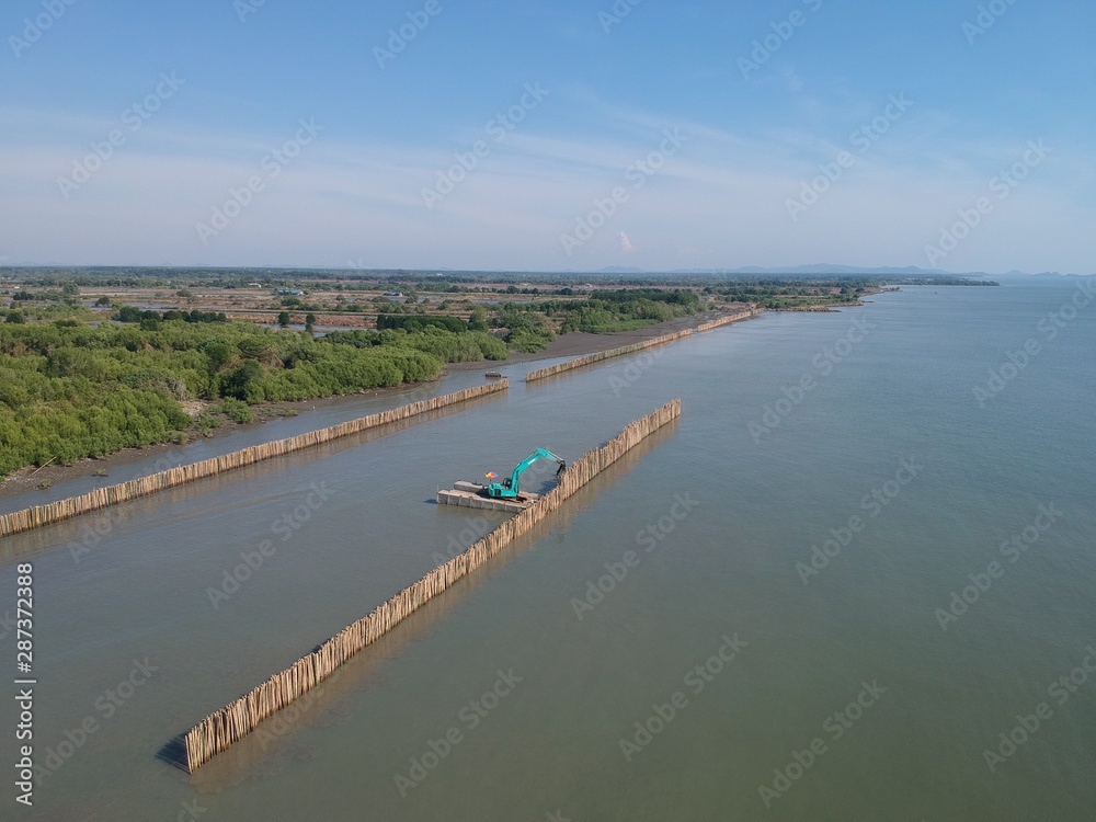 Obraz premium view of the river
