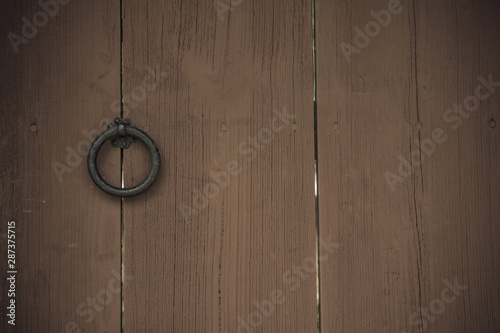 Obraz na plátně Old wooden door.