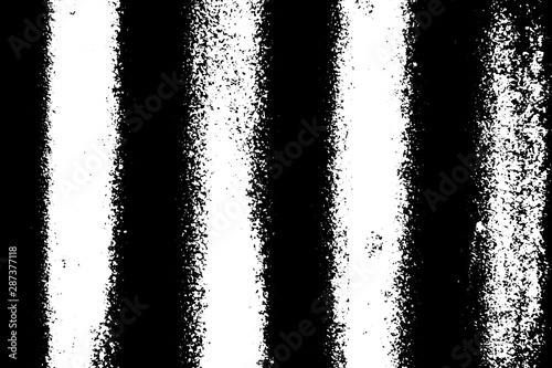 Grunge black texture on white background (Vector). Use for decoration, aging or old layer