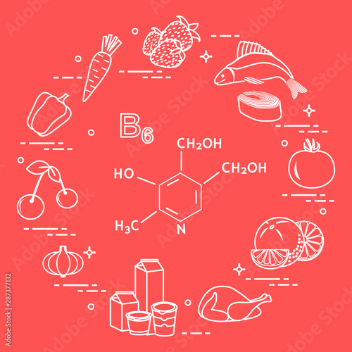 Foods rich in vitamin B6.