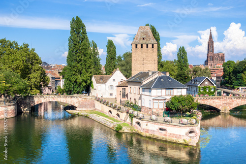 Strasbourg scenery water towers