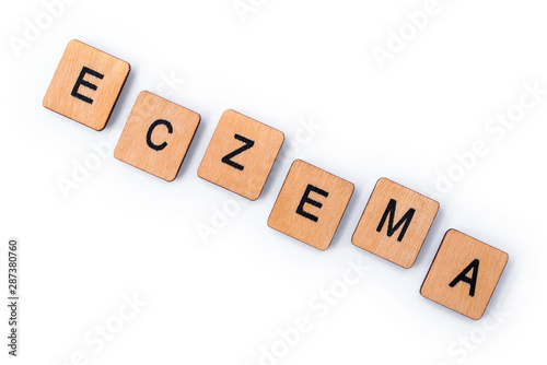Photos The word ECZEMA