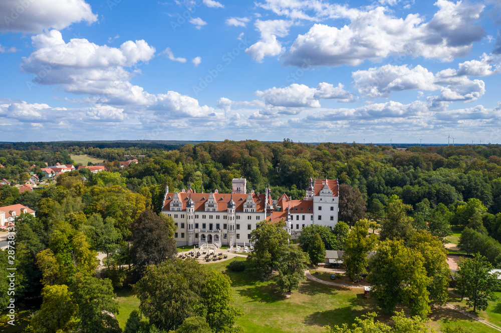 Schloss Boitzenburg in der Uckermark im Bundesland Brandenburg
