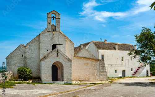 The church of Santa Maria di Barsento and the adjacent farm, which was once a convent, are located in the area between Noci and Putignano in the province of Bari photo