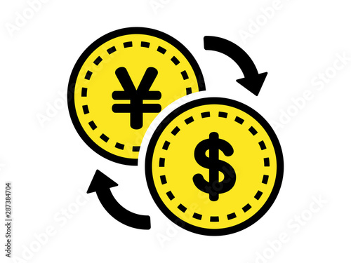 円とドルの交換