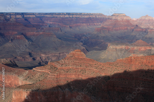Beautiful landscape view of canyons from South Rim, Grand Canyon National Park, USA