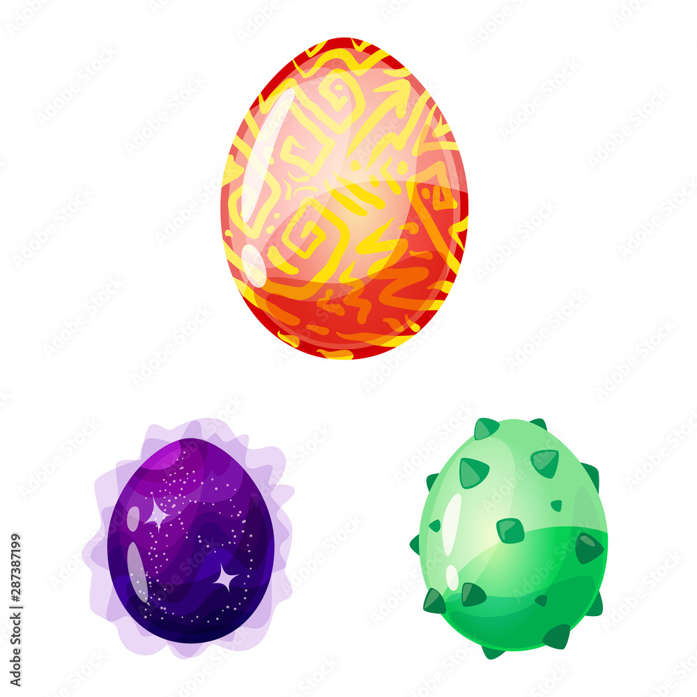 Isolated object of dinosaur and magic icon. Set of dinosaur and fantasy stock vector illustration. Isolated object of dinosaur and magic icon. Set of dinosaur and fantasy stock vector illustration.